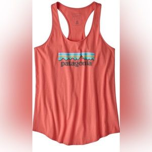 Used - Women's Pastel P-6 Logo Organic Tank Top - ISpiced Coral - Med